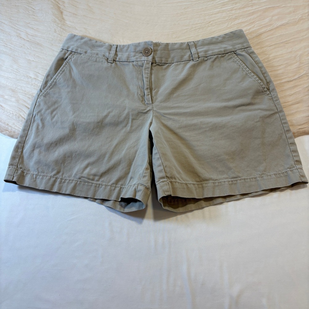 Ann Taylor LOFT‎ Womens 100% Cotton Tan Khaki Shorts Size 6